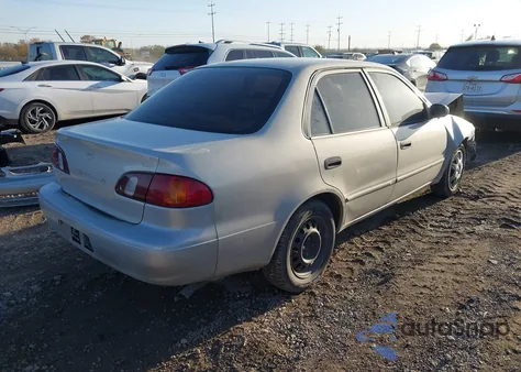 2000 Toyota Corolla Ce z USA, uszkodzony, nr VIN 2T1BR12E6YC323712